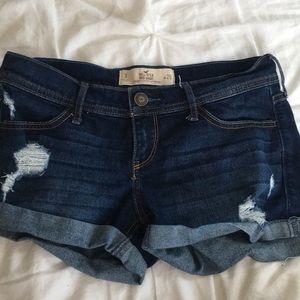 Hollister midi short ripped shorts